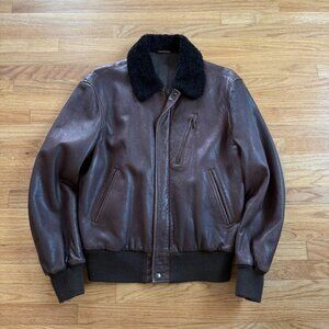 Ralph Lauren Purple Label Lambskin Leather Jacket large